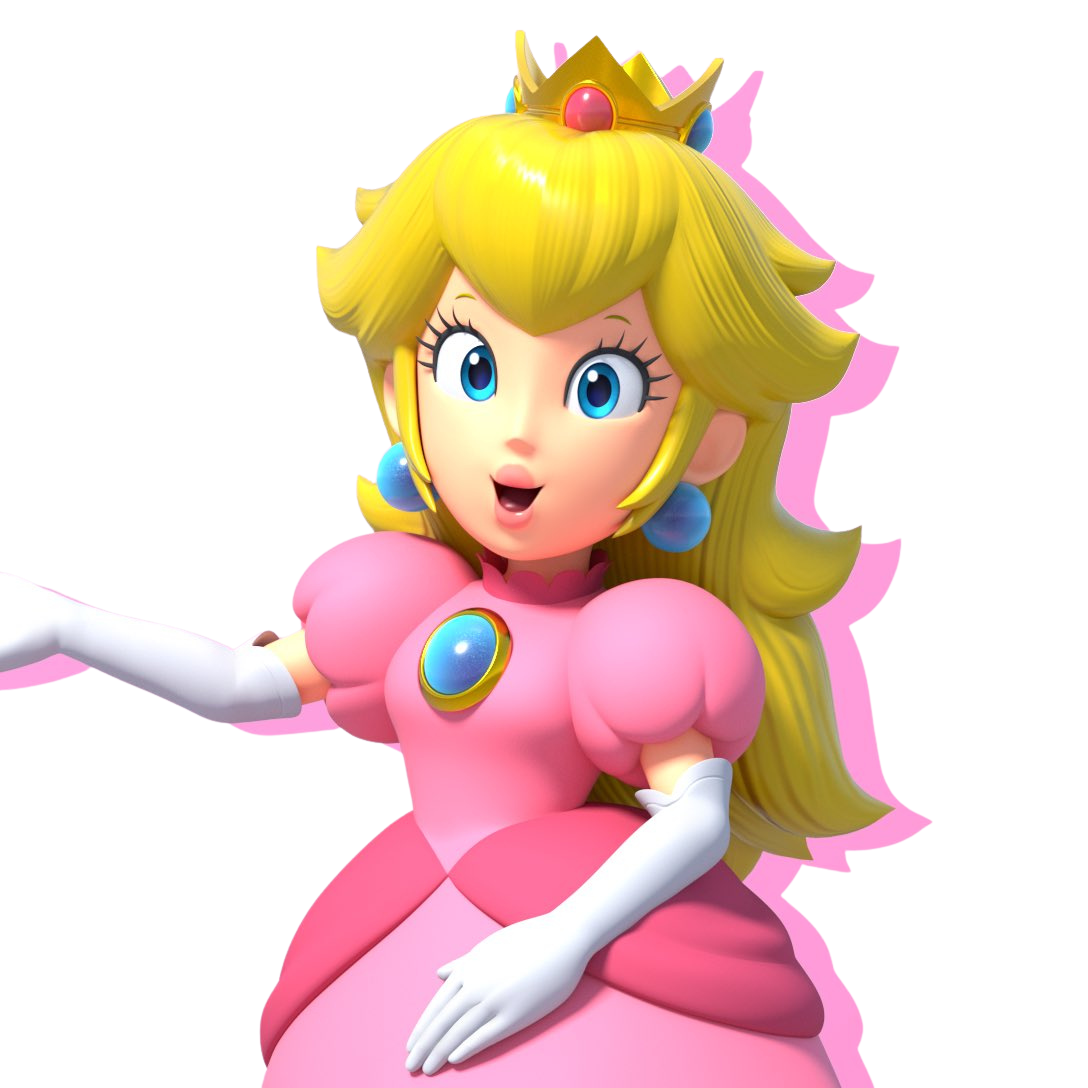 Princess Peach Blank Meme Template