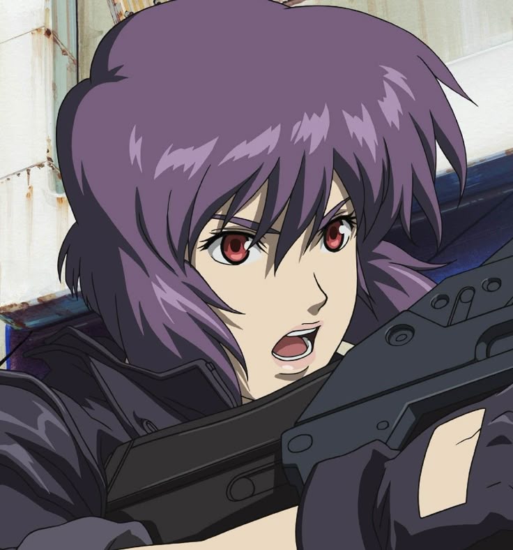 Motoko 02 Blank Meme Template