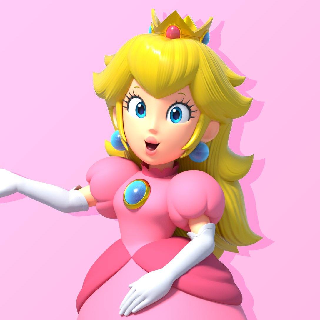 princess peach Blank Meme Template