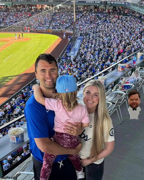 Uh-oh, the vance is coming | image tagged in kirk wife | made w/ Imgflip meme maker