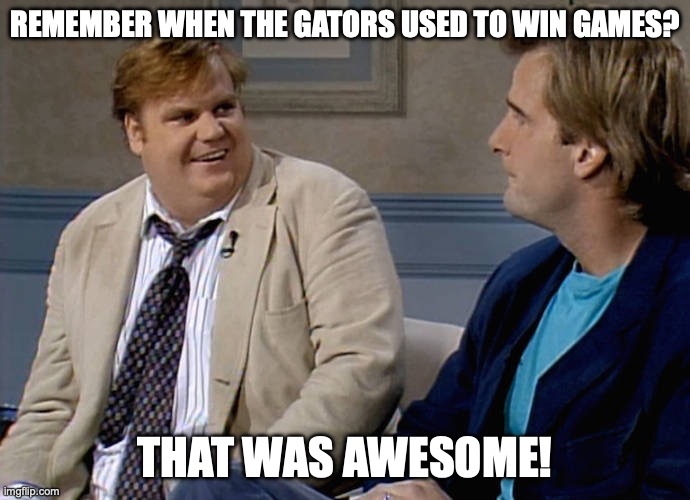 Gators that was awesome | REMEMBER WHEN THE GATORS USED TO WIN GAMES? THAT WAS AWESOME! | image tagged in remember that time | made w/ Imgflip meme maker