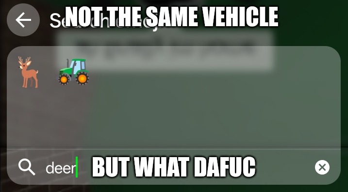 Driving in my tractor- | NOT THE SAME VEHICLE; BUT WHAT DAFUC | made w/ Imgflip meme maker