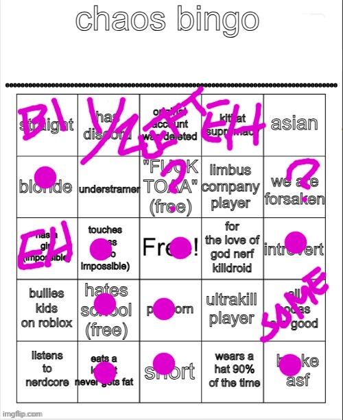 Whelp.... | image tagged in bored,chaos bingo,lets go | made w/ Imgflip meme maker
