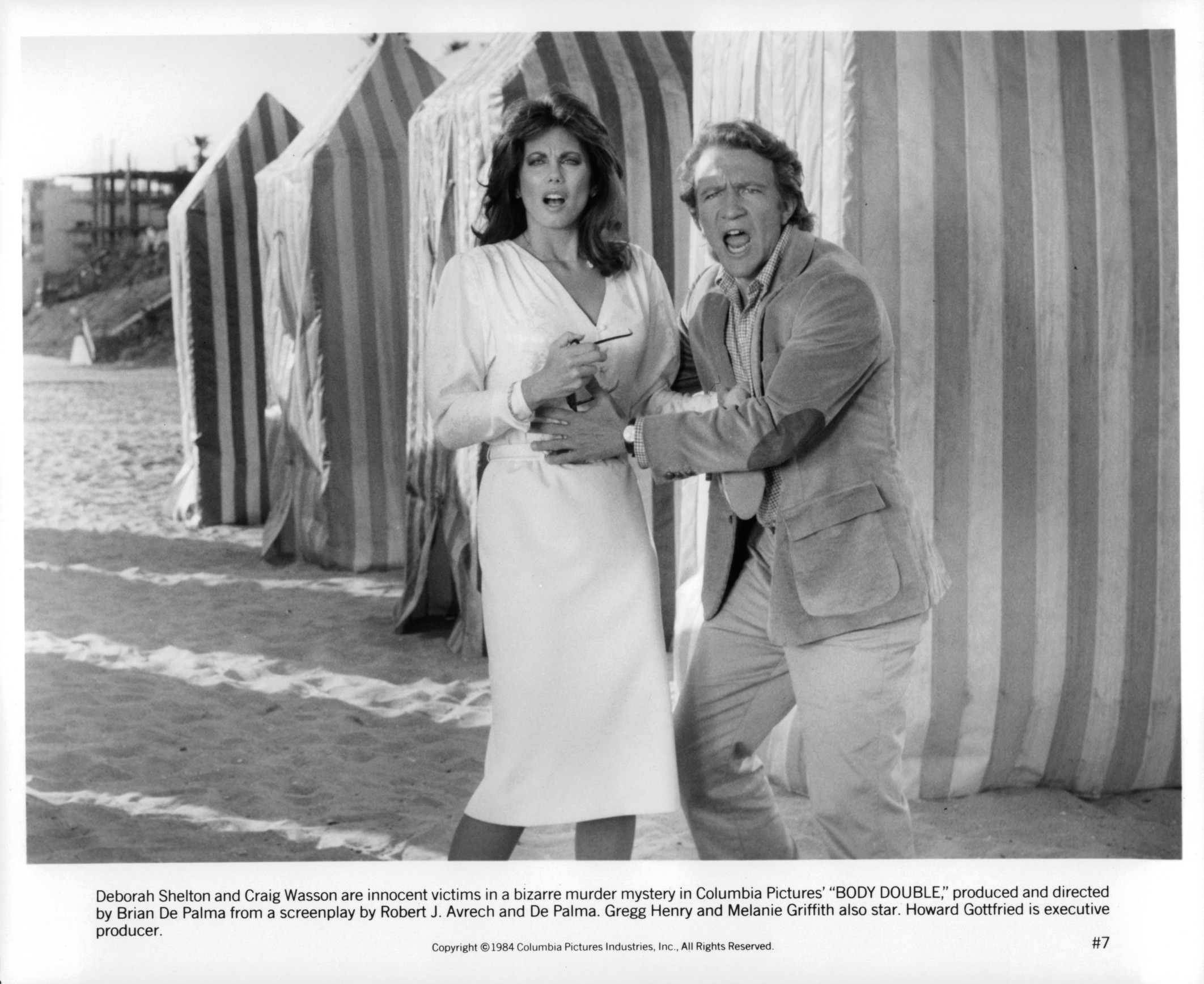 BODY DOUBLE (1984) Blank Meme Template