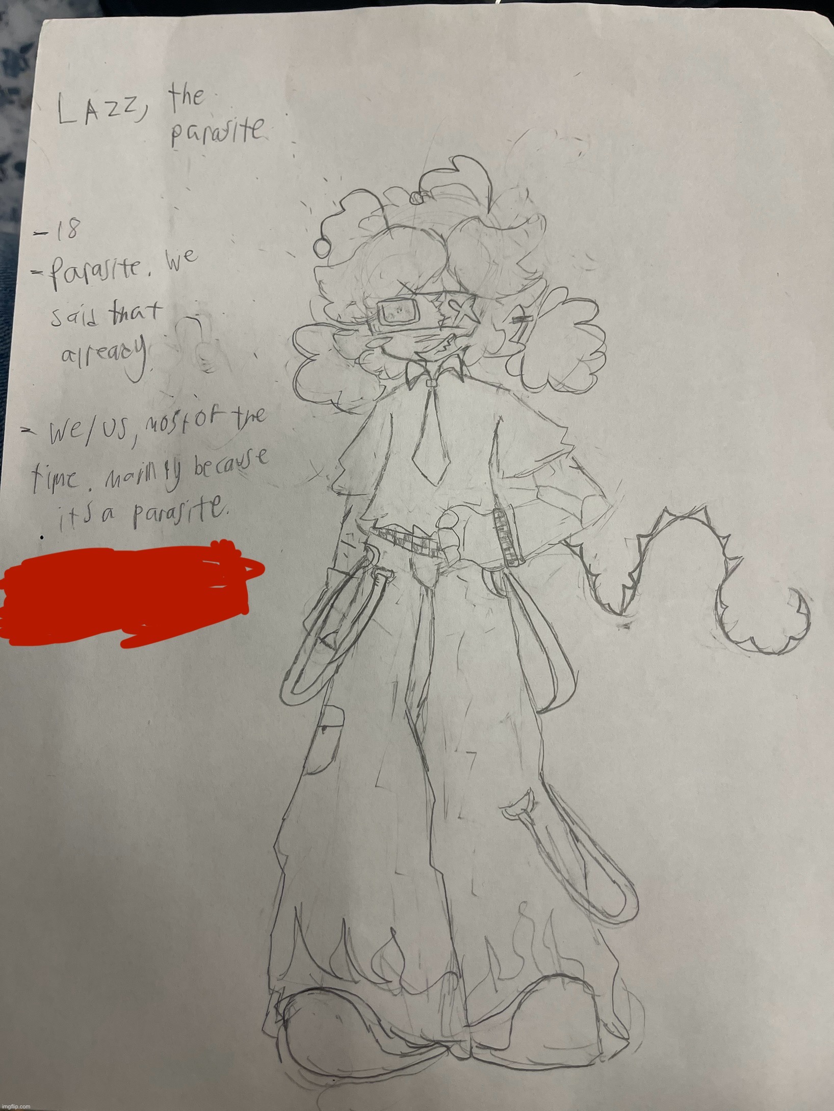 I waited 4 days to upload this here I think but new Lazz reference sheet ig | made w/ Imgflip meme maker