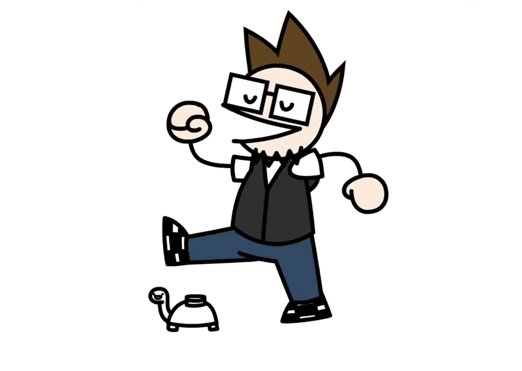 That dude soon stepping on Mine Turtle Blank Meme Template