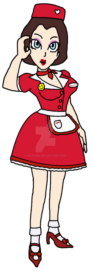 Pauline - 50s Diner Girl Blank Meme Template