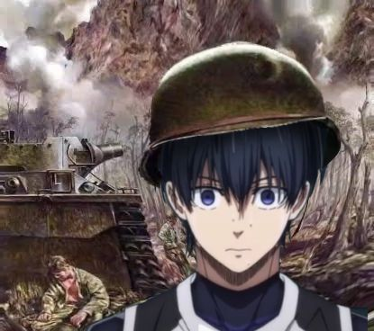 High Quality isagi ptsd Blank Meme Template