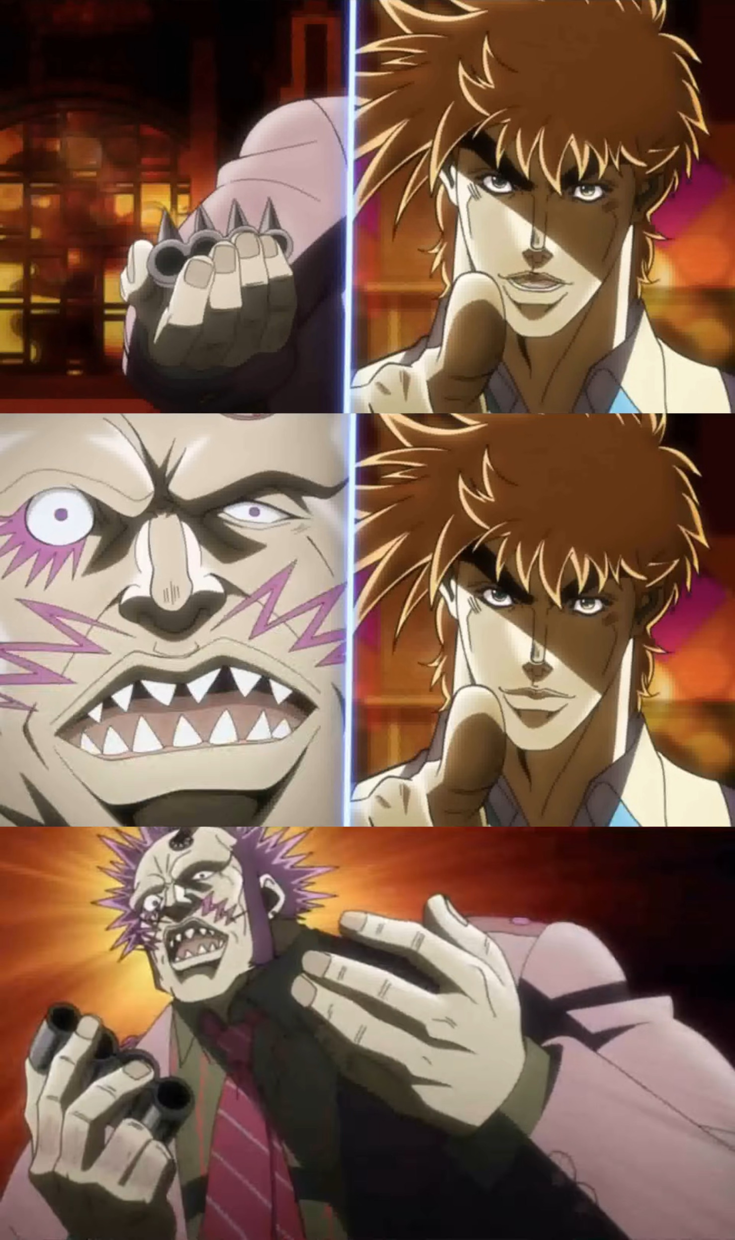 Jojo Your Next Line Is Three-Panel Blank Meme Template