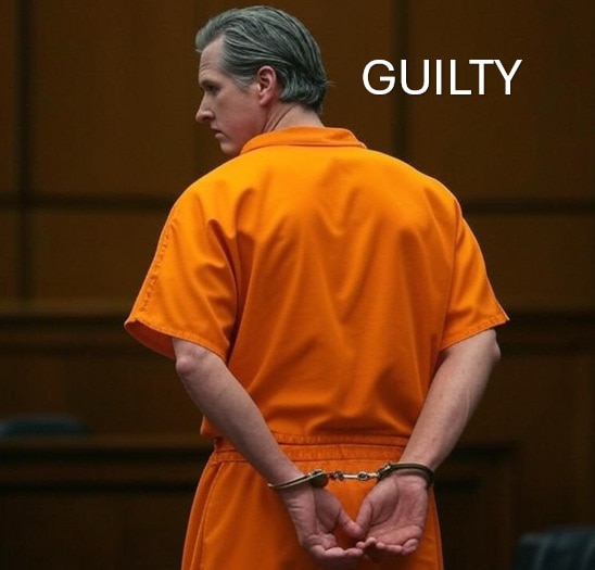 Gavin Newsom prison uniform Blank Meme Template