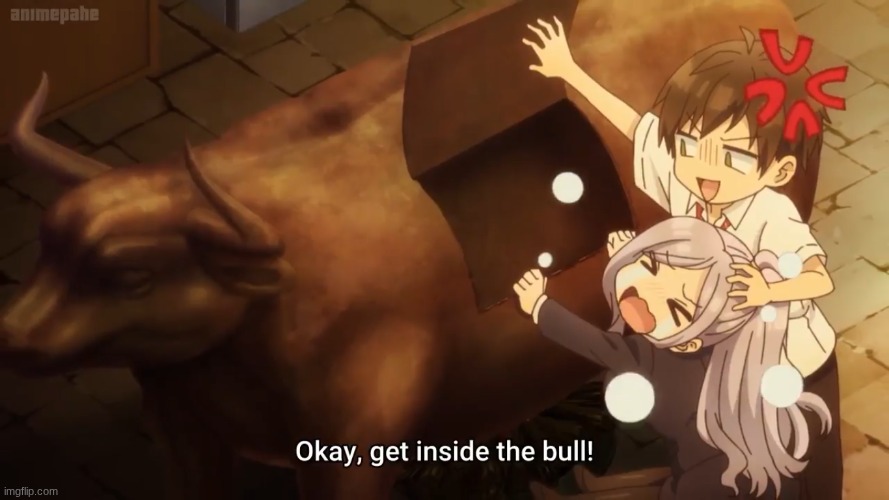 Dawn would love being in the brazen bull since she loves being inside animals so much | made w/ Imgflip meme maker