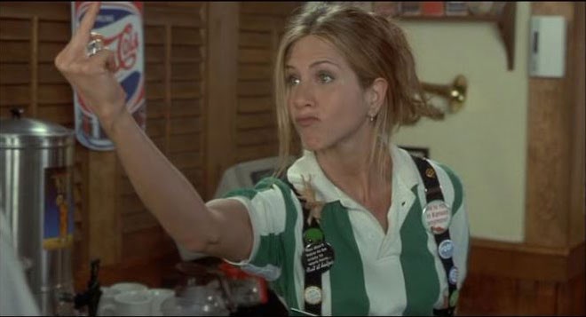 Jennifer Aniston office space Blank Meme Template