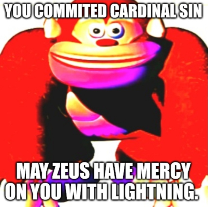 CURSED DONKEY KONG Blank Meme Template