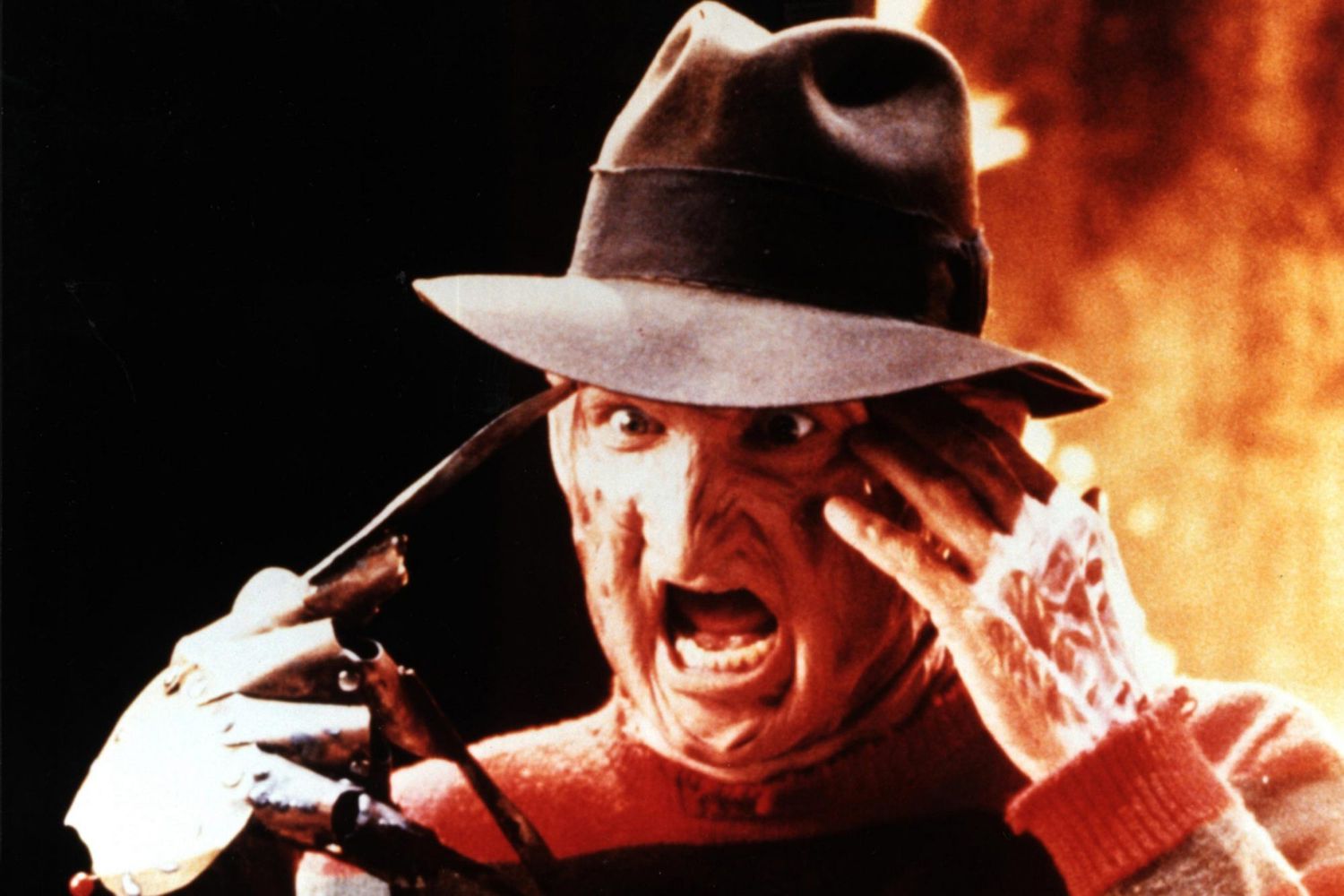 Screaming Freddy Krueger Blank Meme Template