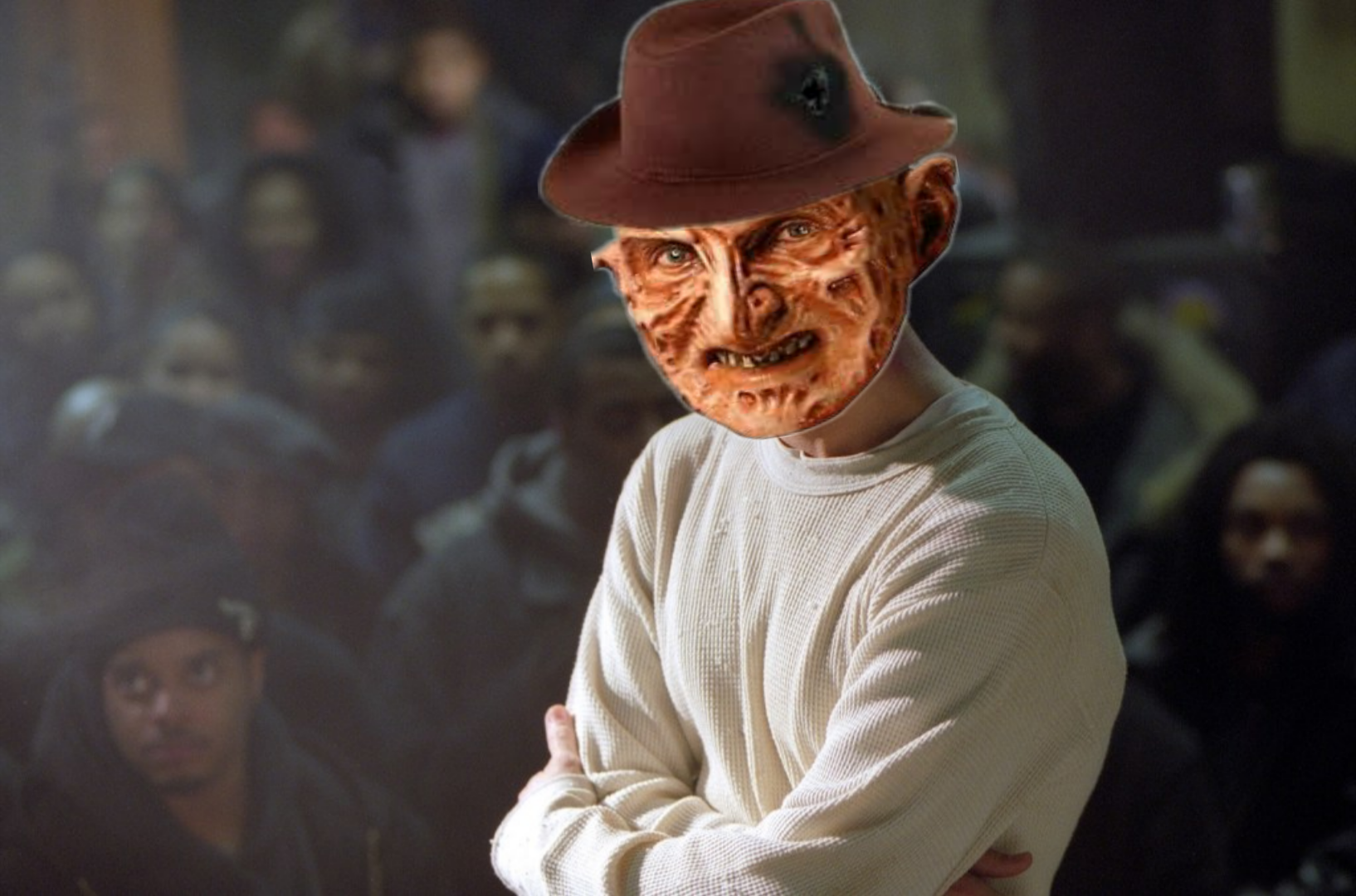 Eminem Freddy Krueger Blank Meme Template