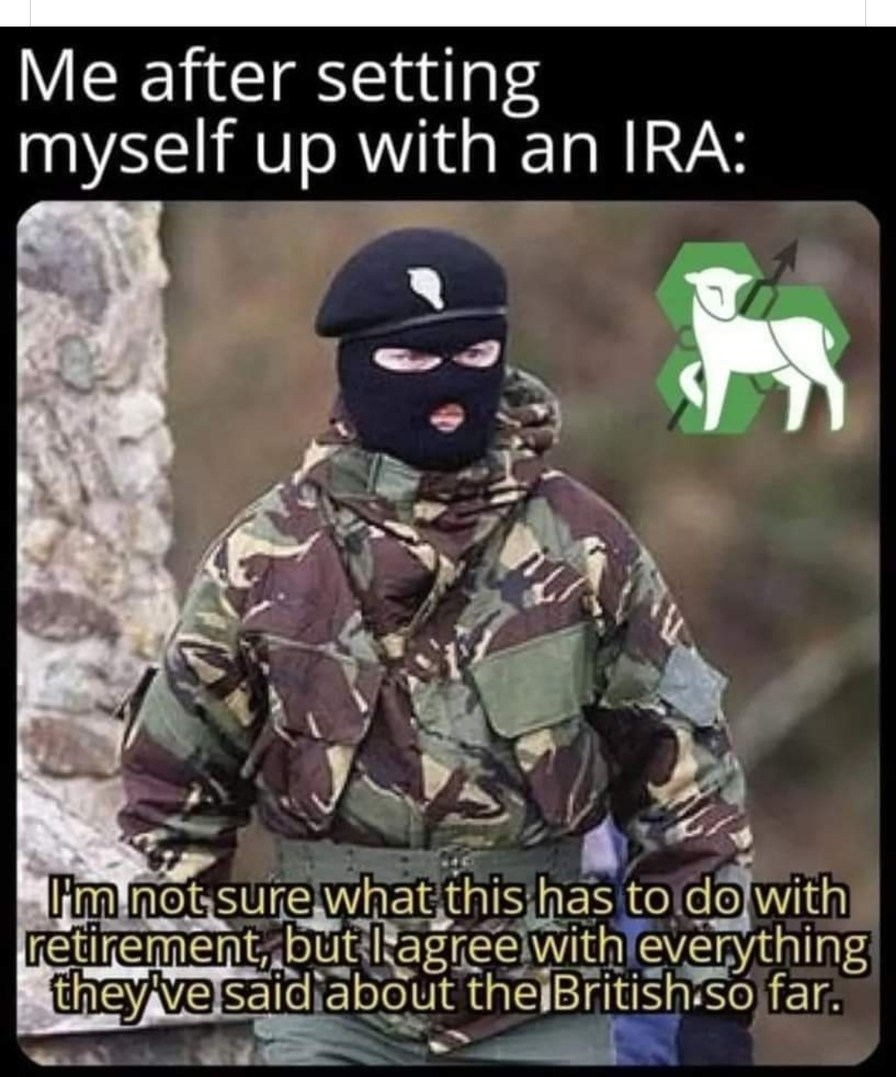 How does this have to do with retirement? Blank Meme Template