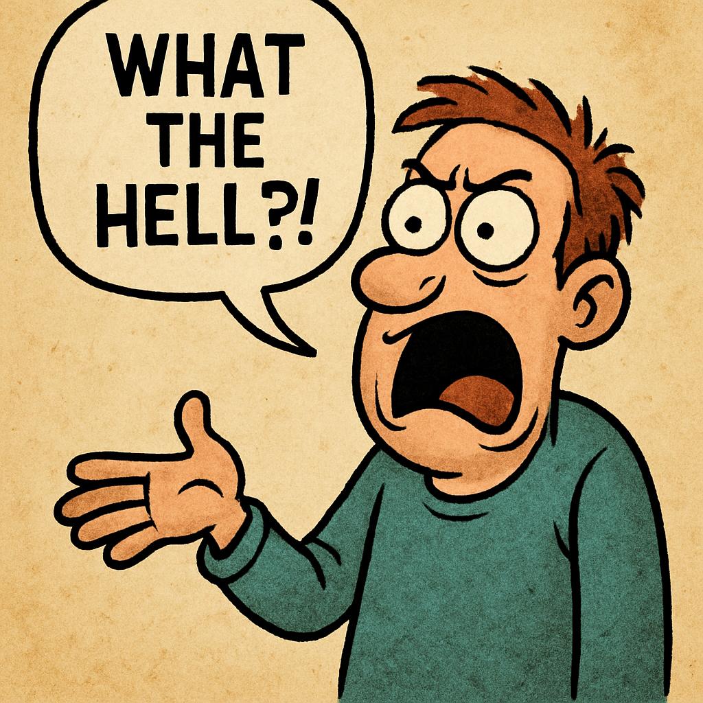 What the hell?! Blank Meme Template