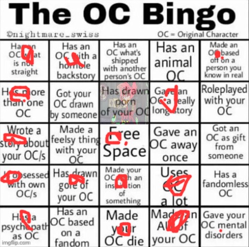 give me my mod back | image tagged in the oc bingo | made w/ Imgflip meme maker