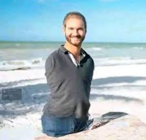 armless man Blank Meme Template