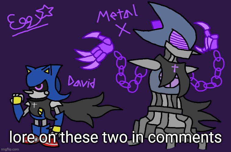 this is a story thing I wrote for two characters of mine, please enjoy | lore on these two in comments | made w/ Imgflip meme maker