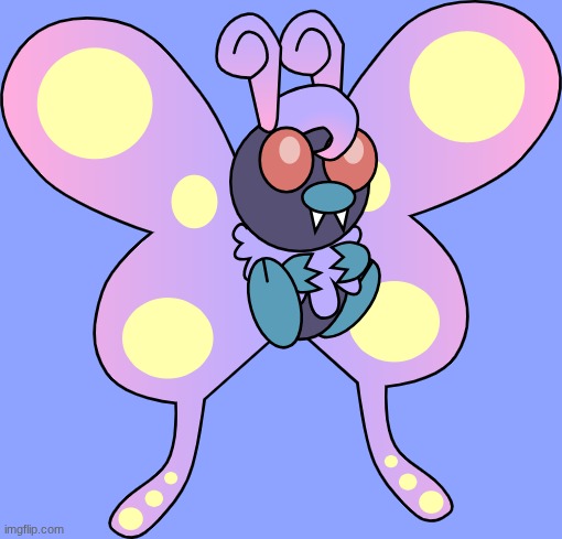 Mega Butterfree | image tagged in pokemon,butterfree,mega evolution,mega butterfree,art,fan art | made w/ Imgflip meme maker