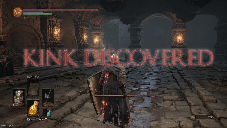 Kink Discovered | image tagged in kink discovered | made w/ Imgflip meme maker