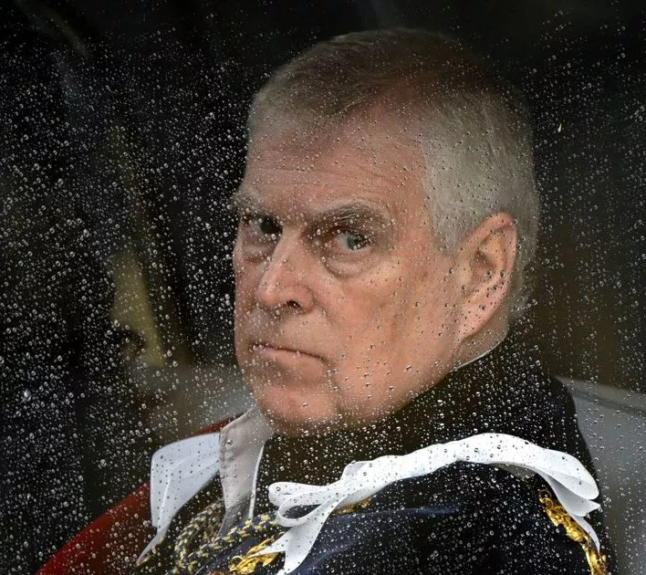 Prince Andrew Rainy Blank Meme Template