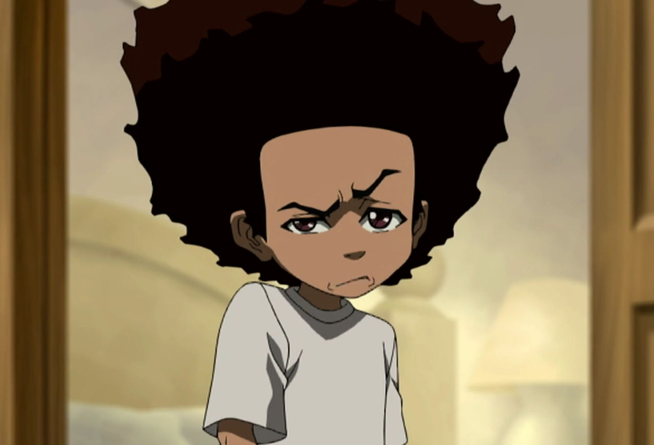 Huey Freeman disgusted Blank Meme Template