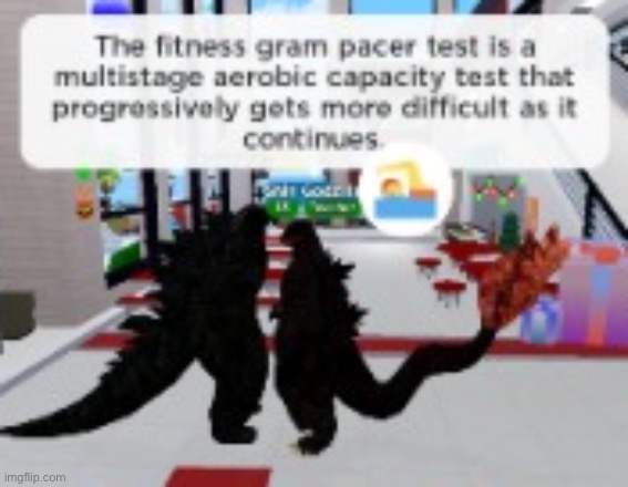 shin godzilla fitness gram pacer test | image tagged in shin godzilla fitness gram pacer test | made w/ Imgflip meme maker
