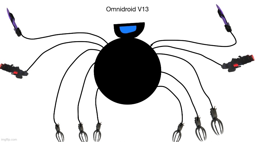 Omnidroid V13 | image tagged in what | made w/ Imgflip meme maker