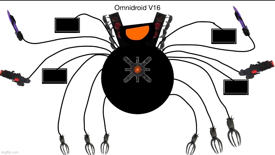 Omnidroid V16 | image tagged in watchman of doom | made w/ Imgflip meme maker