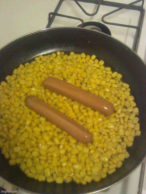 My dog is corny | image tagged in corndogs not really | made w/ Imgflip meme maker