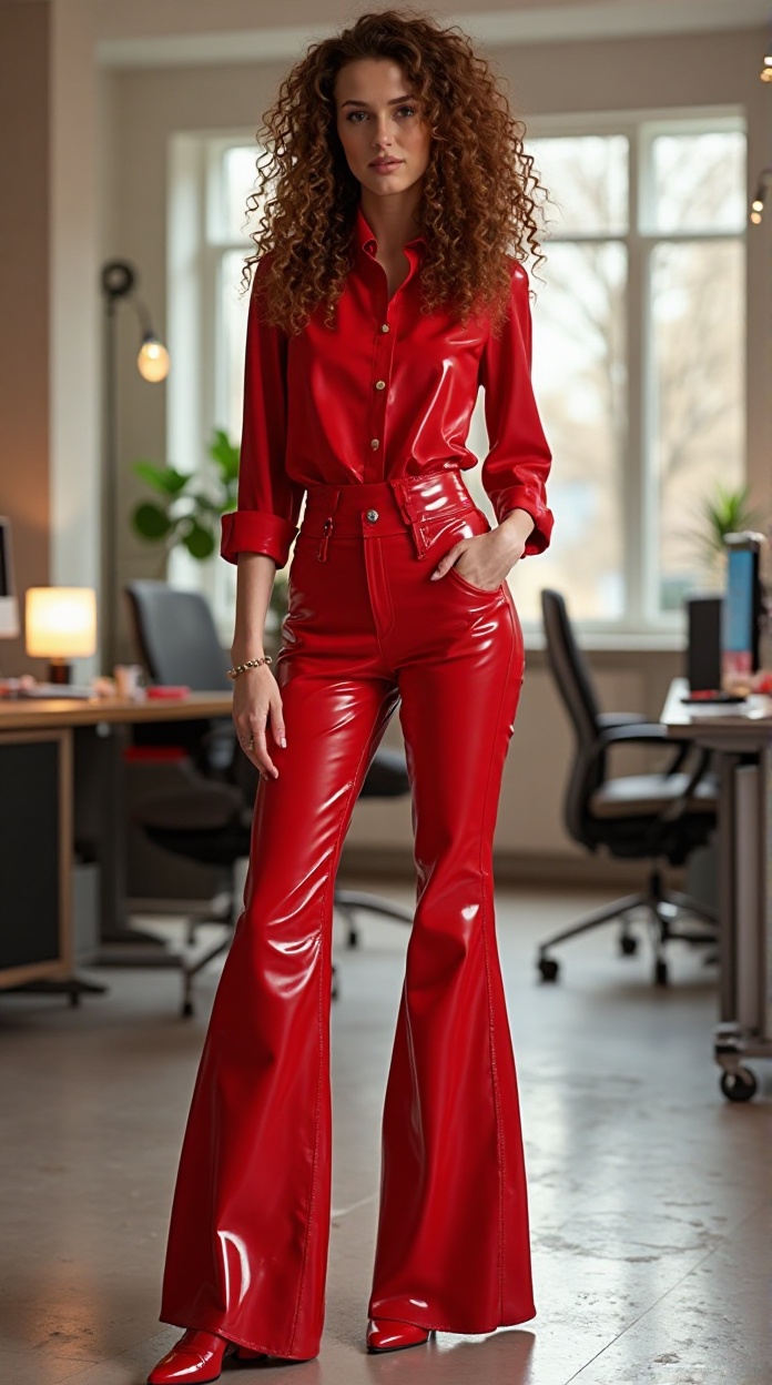 Female Office Worker Blank Meme Template