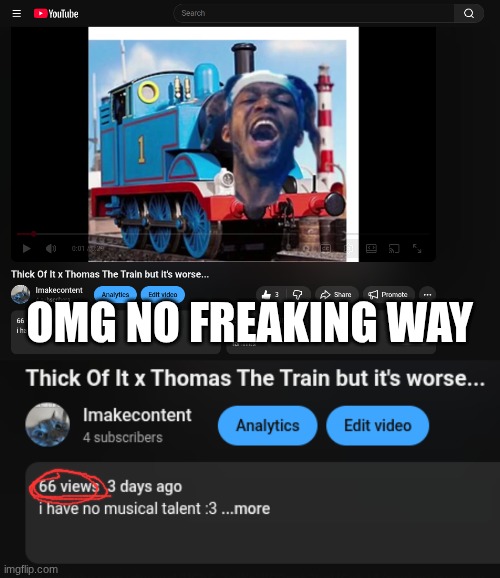 PEOPLE ARE ACTUALLY LISTEIG TO THIS?????!!!!111!!!1 | OMG NO FREAKING WAY | made w/ Imgflip meme maker