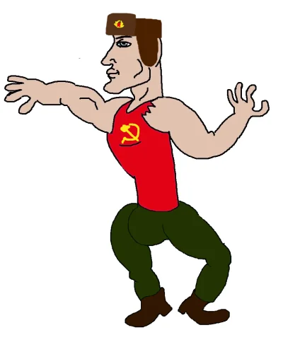 soviet chad Blank Meme Template