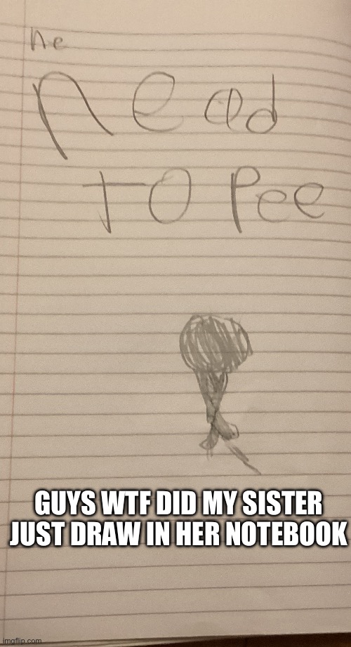 Idli :c | GUYS WTF DID MY SISTER JUST DRAW IN HER NOTEBOOK | image tagged in drake hotline bling | made w/ Imgflip meme maker