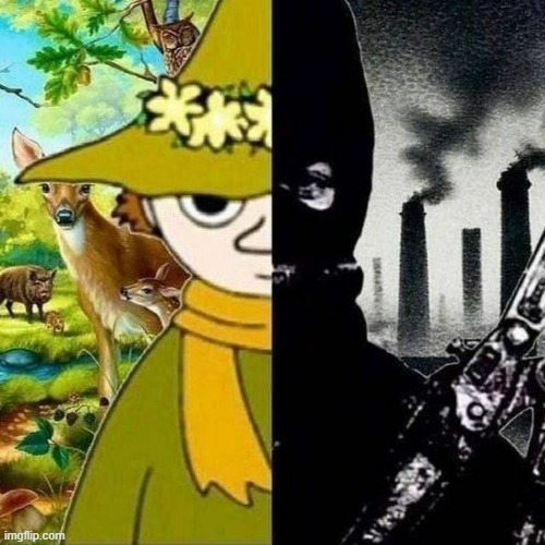 Snufkin | image tagged in rmk,moonin,snufkin | made w/ Imgflip meme maker