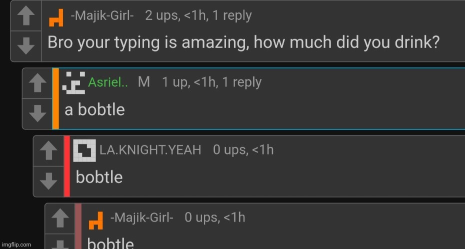 This is one of the most eventful nights in MSMG I've witnessed since this | image tagged in bobtle | made w/ Imgflip meme maker