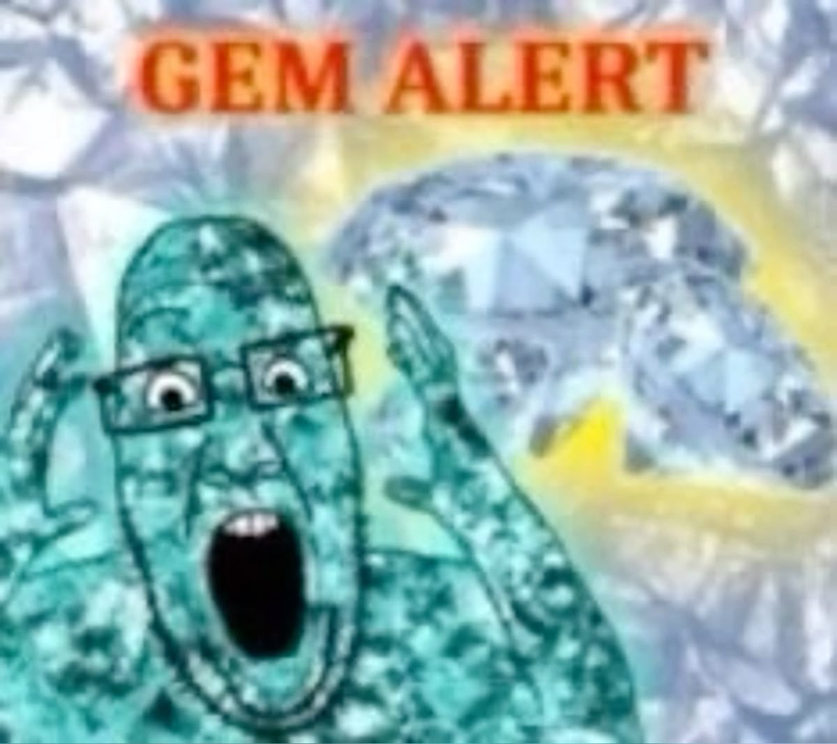 High Quality gem alert Blank Meme Template