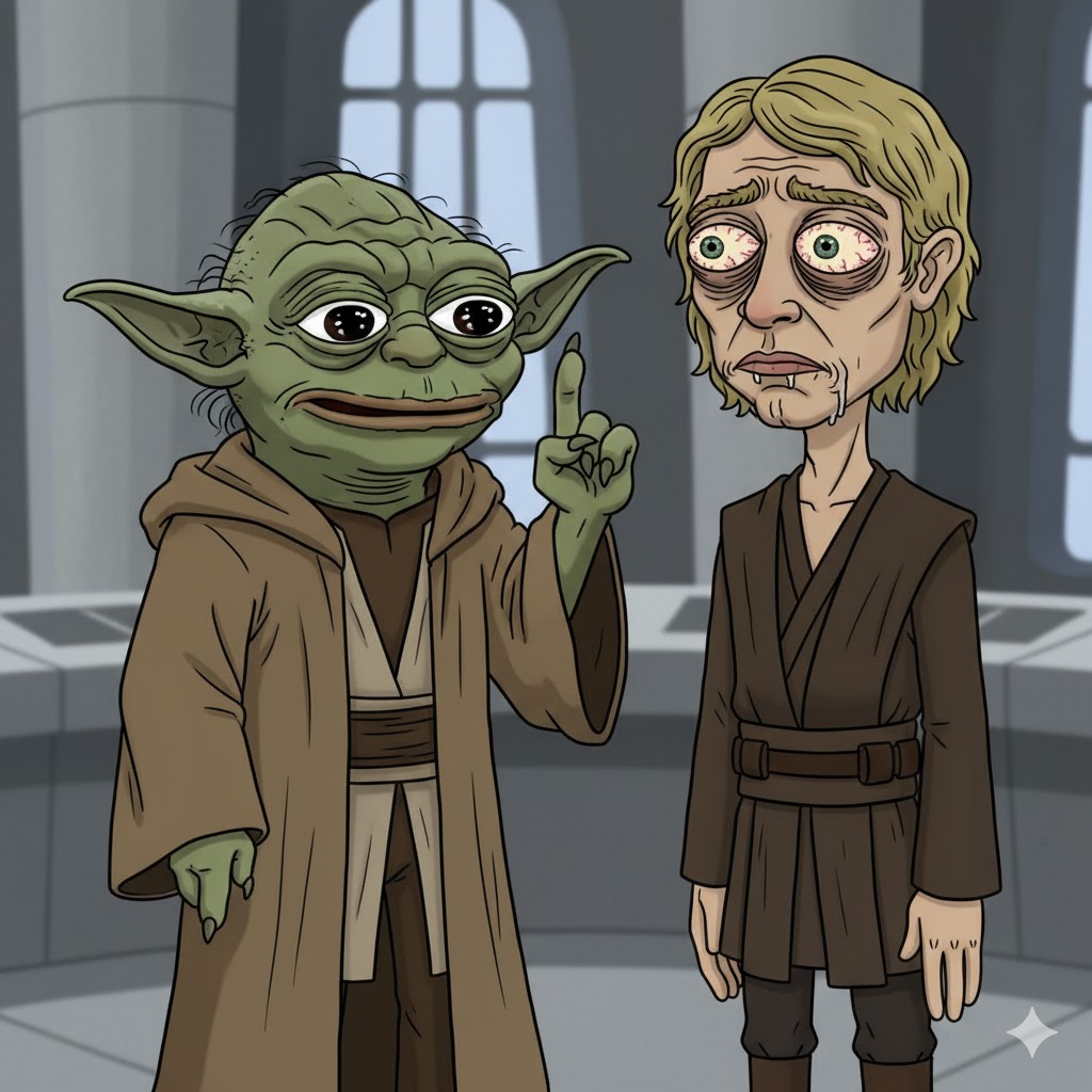 Pepe Yoda Meatcanyon Anakin Blank Meme Template