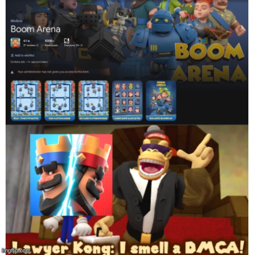 Oops | image tagged in smg4,funny,clash royale | made w/ Imgflip meme maker