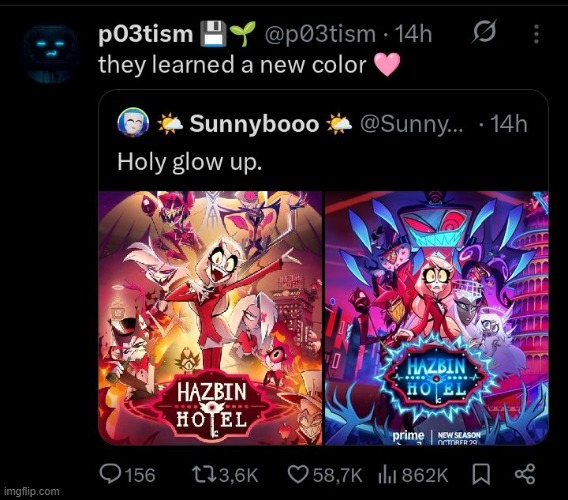 LMFAO | image tagged in hazbin hotel,hazbin,hazbin hotel season 2,funny | made w/ Imgflip meme maker