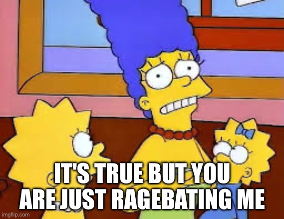 That’s true but they shouldn’t say it | IT'S TRUE BUT YOU ARE JUST RAGEBATING ME | image tagged in that s true but they shouldn t say it | made w/ Imgflip meme maker