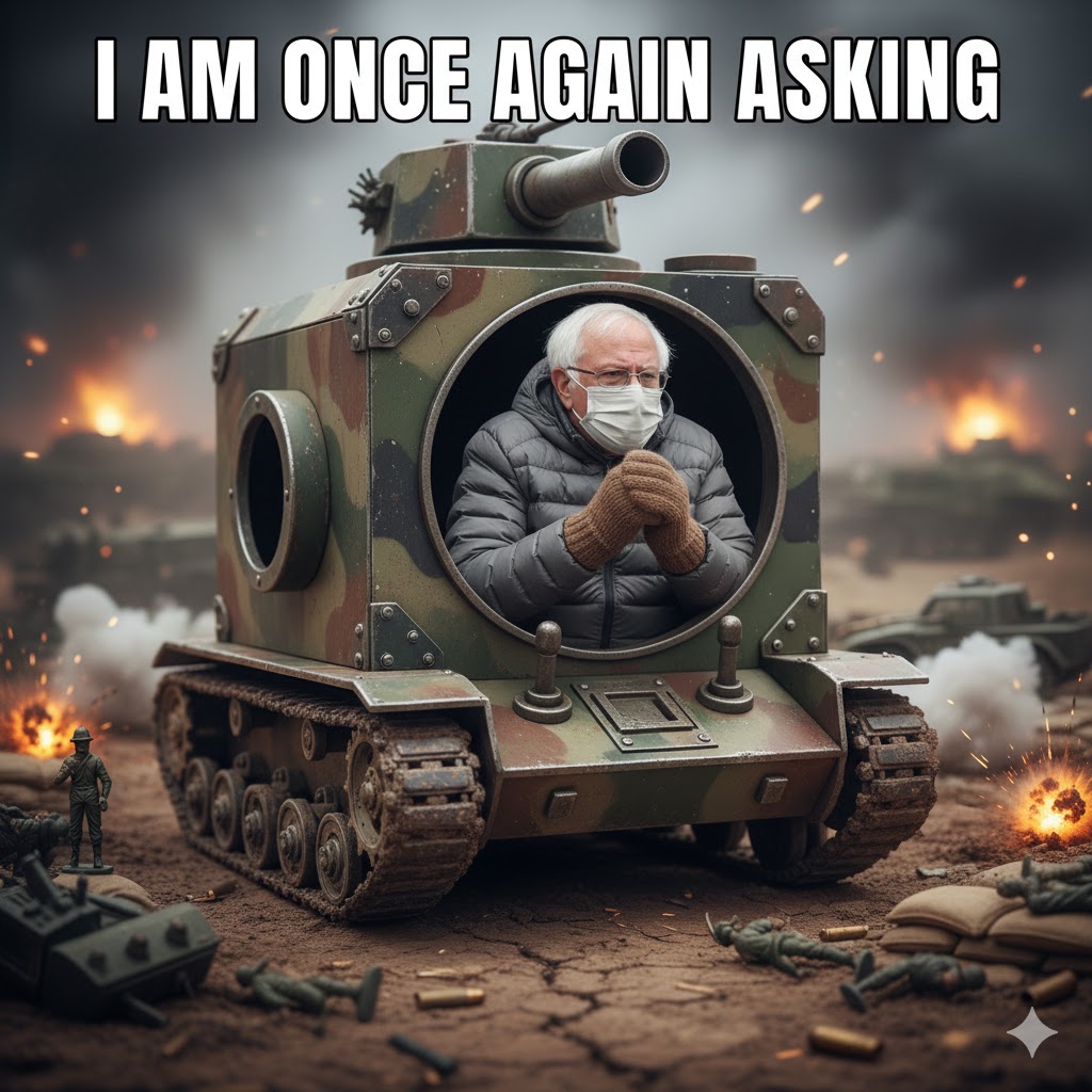 I am once again asking for tank boxes Blank Meme Template