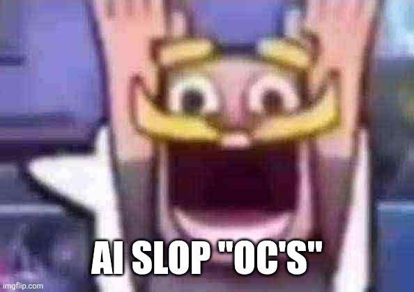 Tralalero jackingoff | AI SLOP "OC'S" | image tagged in clash royale knight emote | made w/ Imgflip meme maker