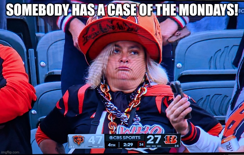Case of the Mondays Shuffle | SOMEBODY HAS A CASE OF THE MONDAYS! | image tagged in viral meme | made w/ Imgflip meme maker