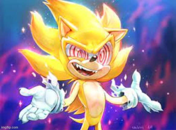 Fleetway sonic | image tagged in fleetway sonic | made w/ Imgflip meme maker