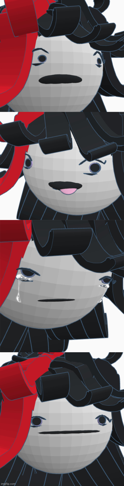 working on a much more expressive face. dot eyes are cute but very hard to convey emotion with | made w/ Imgflip meme maker