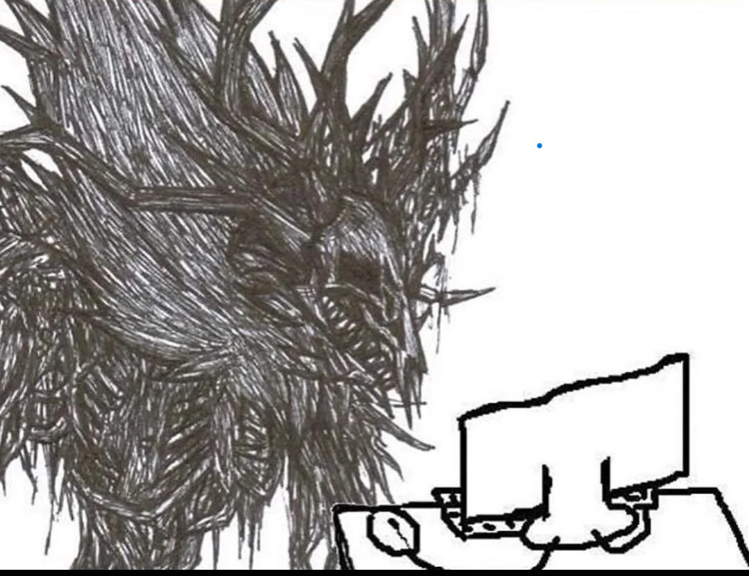 Cryptid posting Blank Meme Template