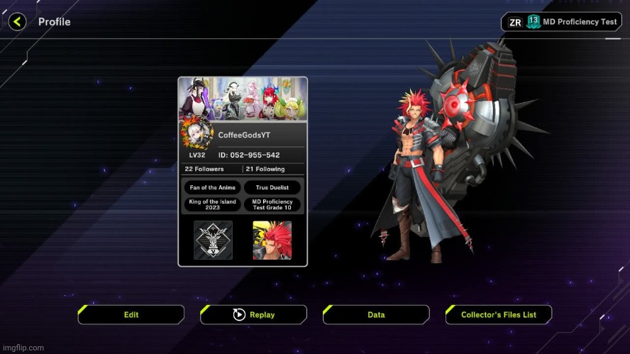 Updated my MD profile | image tagged in yugioh,master duel,gaming,video games,nintendo switch,screenshot | made w/ Imgflip meme maker